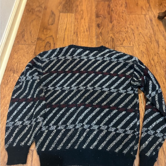 Vintage 90s Sweater Graphix Black Graphic Knit – Made in Korea Large - Picture 5 of 9